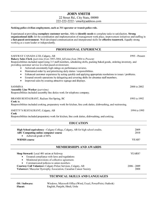 Resume Templates101 Resume Picture