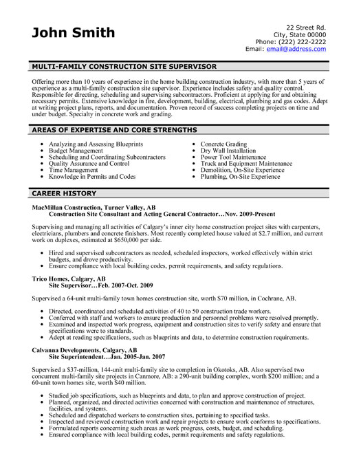 Construction Site Supervisor Resume - 2011 10 23 10 58 46 1 